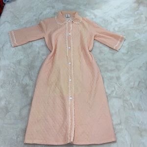 Vintage Sugar Plums quilted night coat